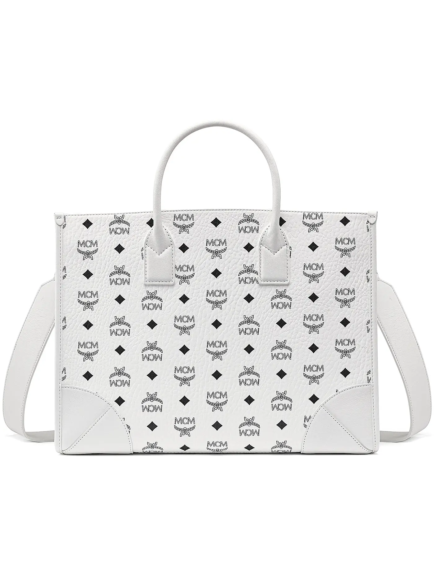 MCM | Tasche - Tote Bag MÜNCHEN L | weiss